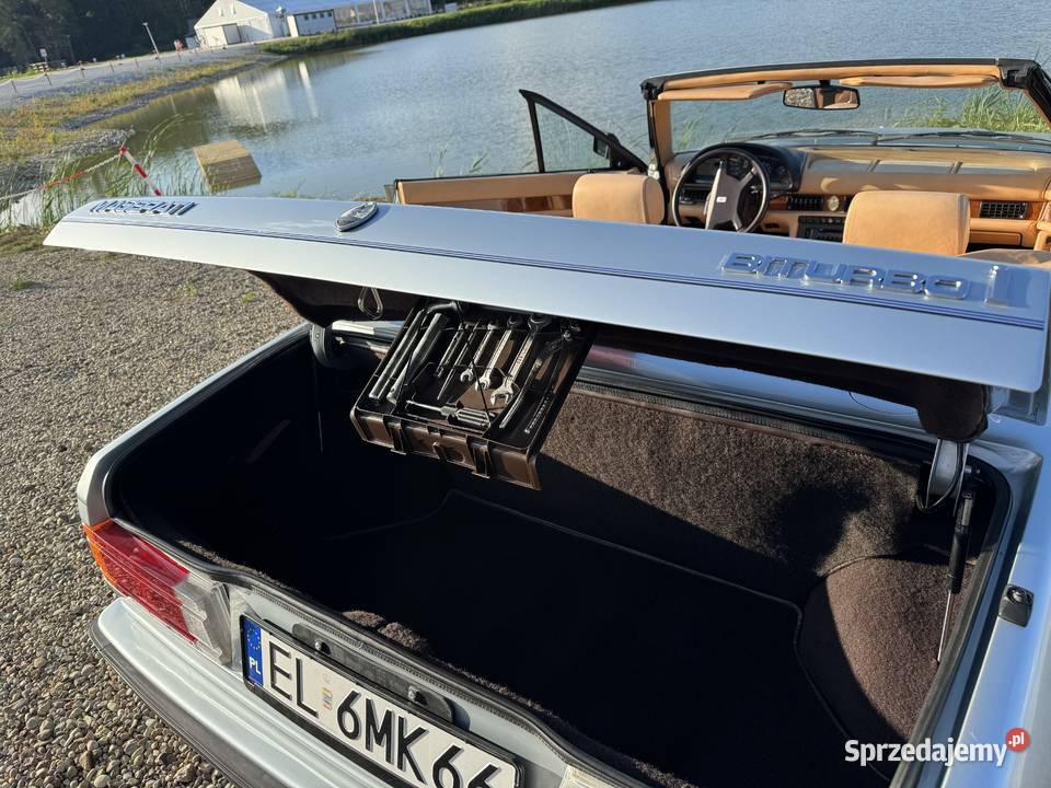 Maserati Biturbo Spyder Zagato 12 mil Oryginalny możliwa zamiana Łódź