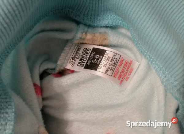 Bluza pizama Rozmiar 116 warmińsko-mazurskie