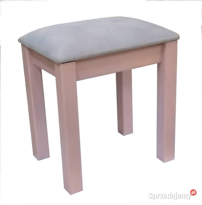 TABORET BIAŁY 40 30 DREWNIANY STOŁEK TABORETY 30cm Tołkiny