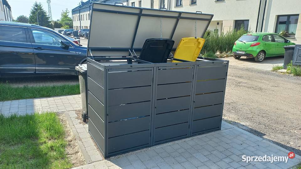 Zabudowa koszy na śmieci Obudowa na kosze na Poznań