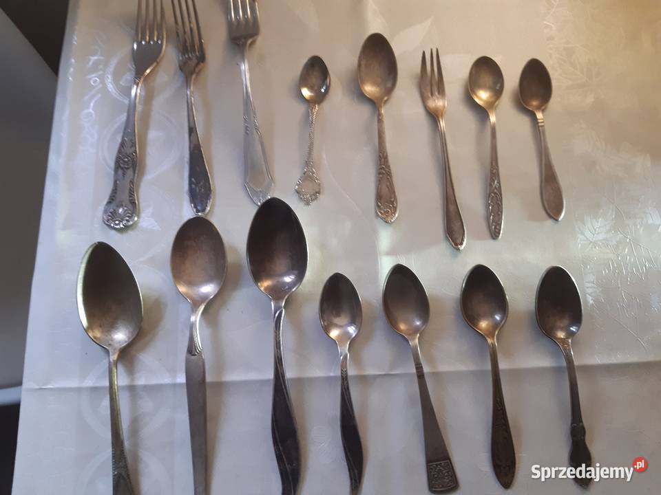 Sprzedam moją kolekcje sztuców srebne lubelskie sprzedam