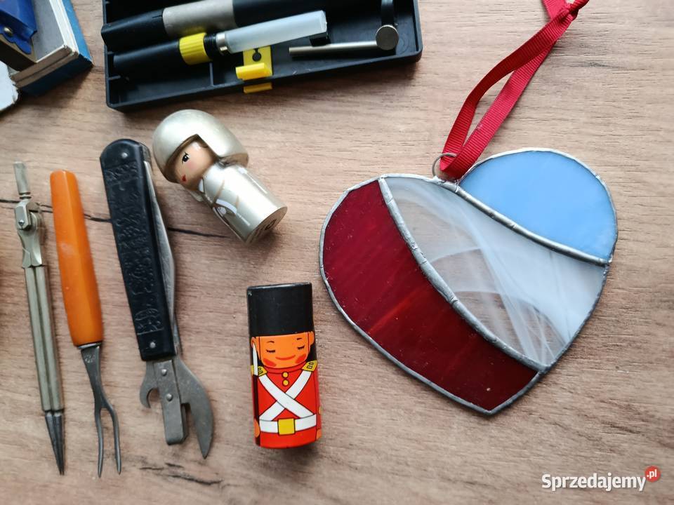 Zestaw 5 gadżety różności z PRL otwieracz