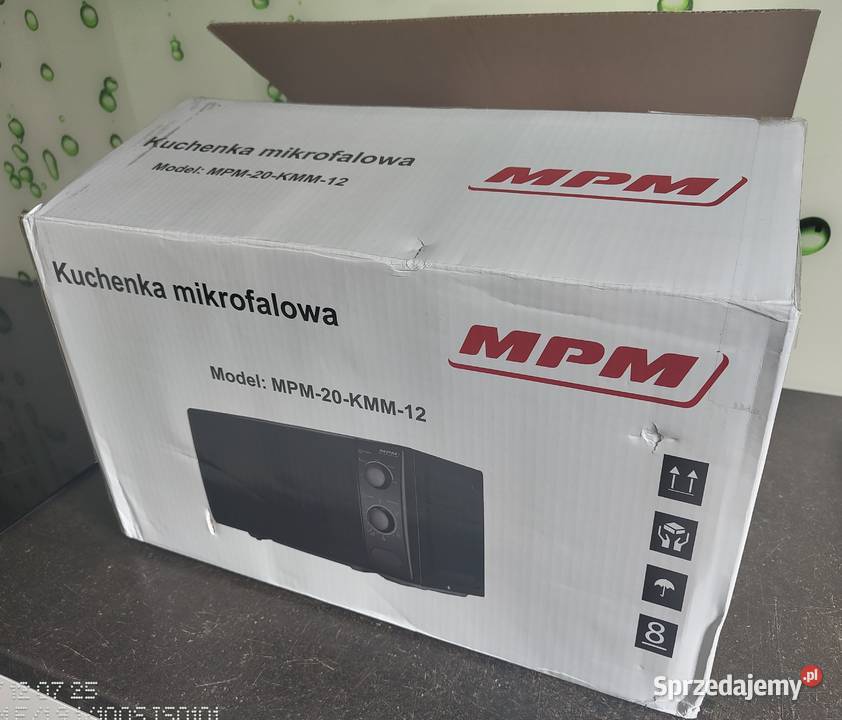 Nowa Kuchenka Mikrofalowa MPM 20KMM12 Czarna Warszawa