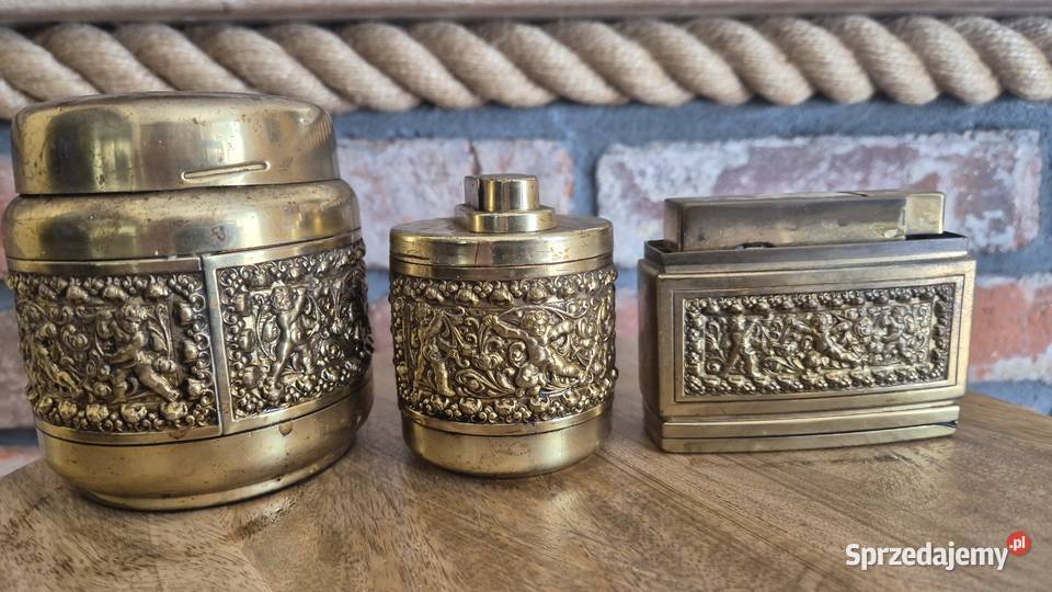 Erhard Shne zestaw papierośnica Trzebień