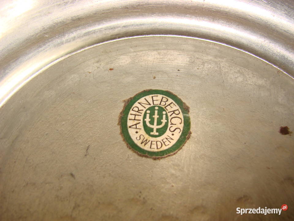 Ahrnegergs Sweden miedziana miska pomorskie Pruszcz Gdański