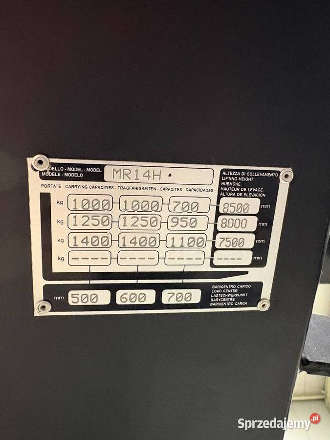 Wózek widłowy Yale MR14H 14T Wózki widłowe Gliwice