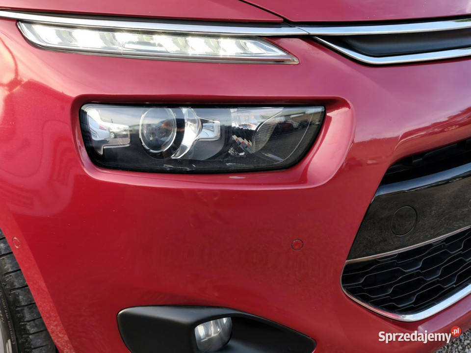 Citroen C4 Picasso bezwypadkowy bogate bordowy