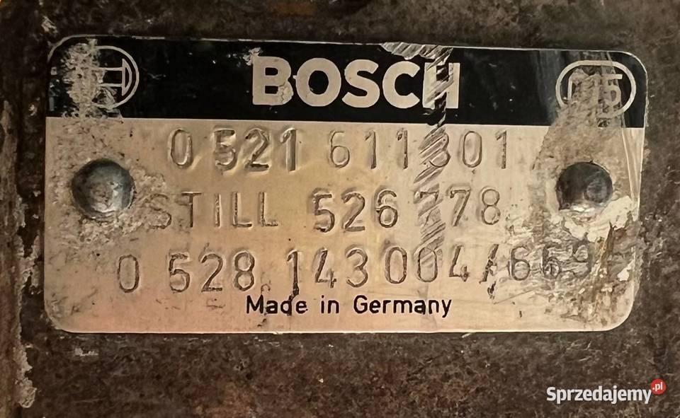 BOSCH 0521611004 0521611301 STILL 526778 wielkopolskie Poznań