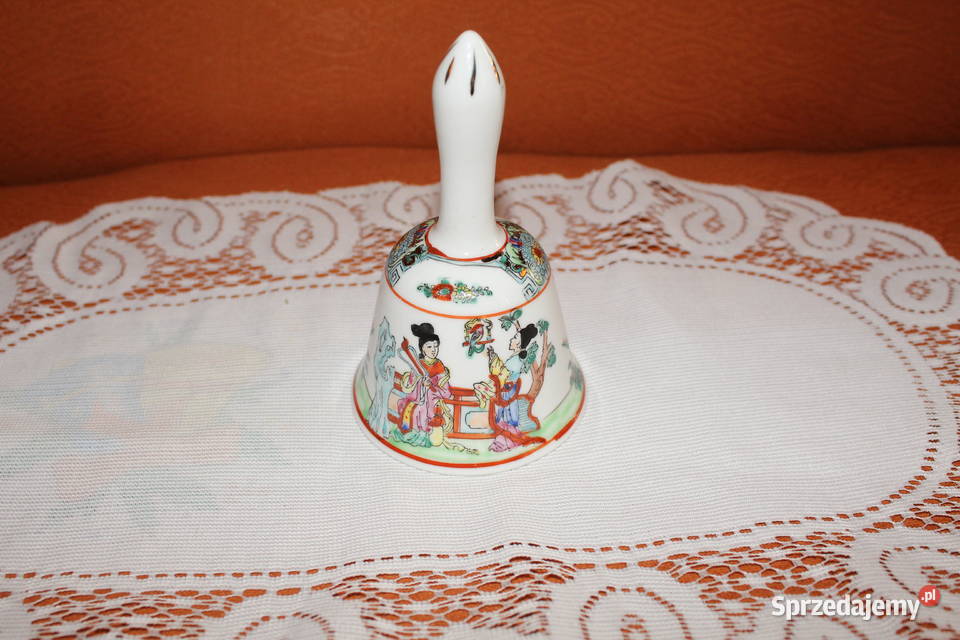 Dzwonek porcelanowy chiński Stan śląskie Chorzów