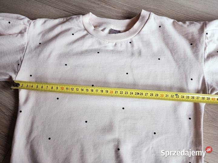 Bluza dziewczęca z bufiastymi rękawami 110 mazowieckie Płock