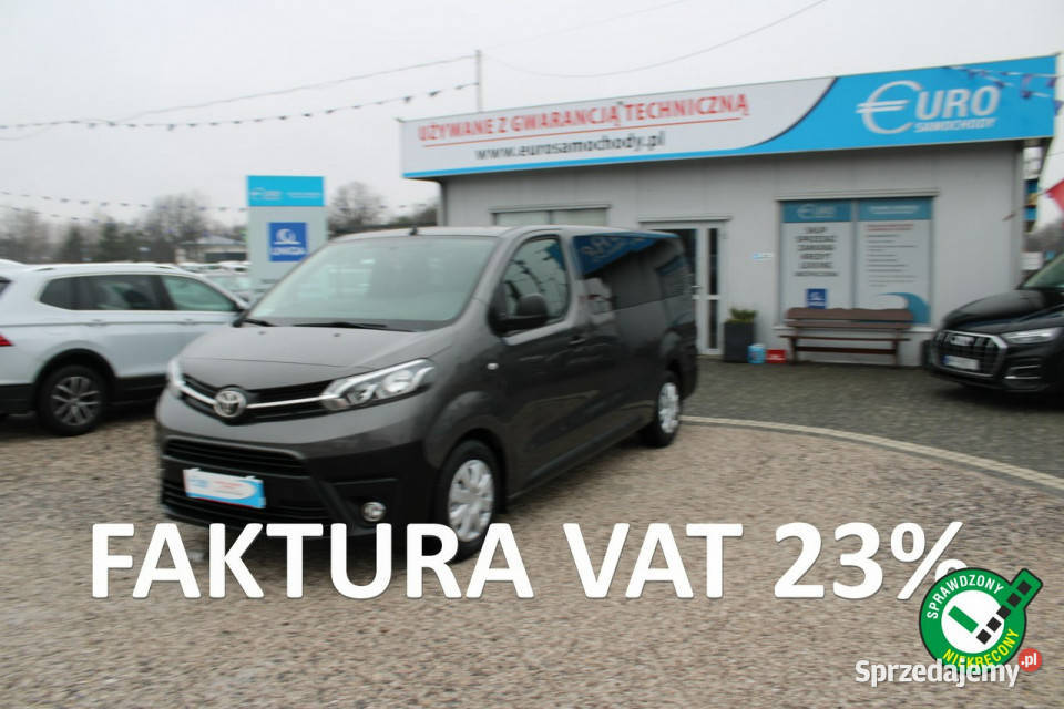 Toyota ProAce LONG 144HP 9 Osob Gwarancja Salon tempomat Warszawa