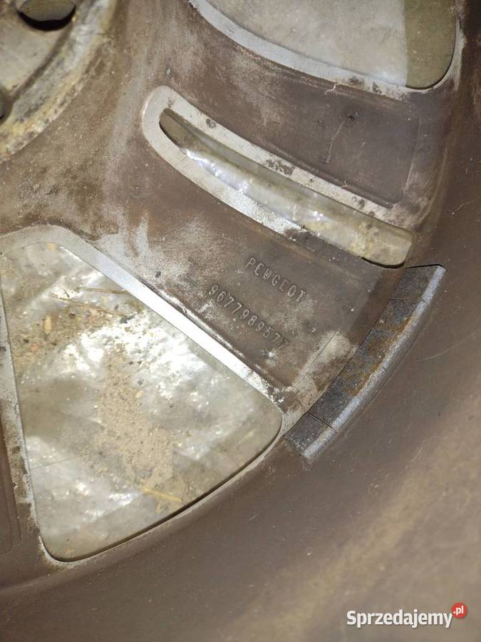 99677989577 Alufelga Felga Aluminiowa 16 Peugeot Średnica 16" Samochodowe Biała Podlaska