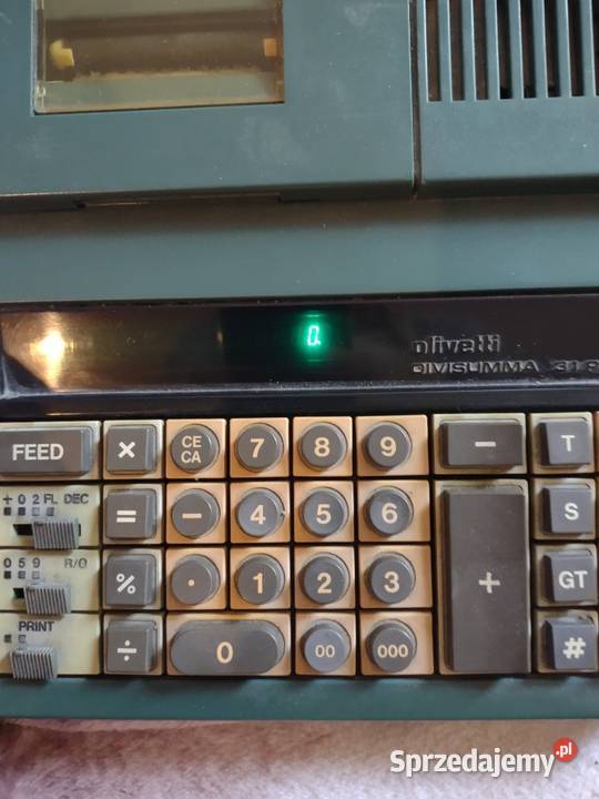 STARA LICZARKA KALKULATOR OLIVETTI DIVISUMMA Gniezno sprzedam