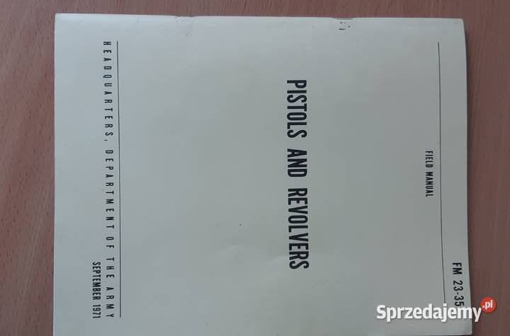 Oryginalana FM 2335 Pistols and Revolvers z 1986 Legionowo