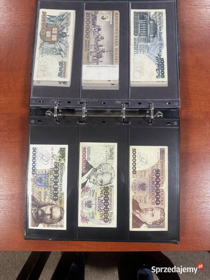 Kolekcja banknotów PRL kolekcjonerskie marki Pustków-Osiedle