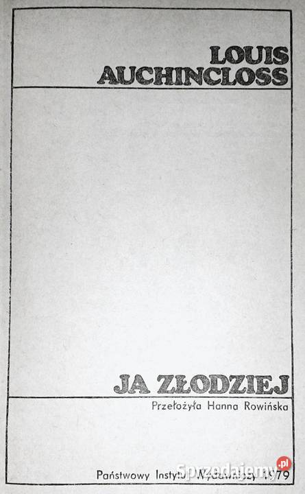 Ja złodziej Louis Auchincloss lubelskie