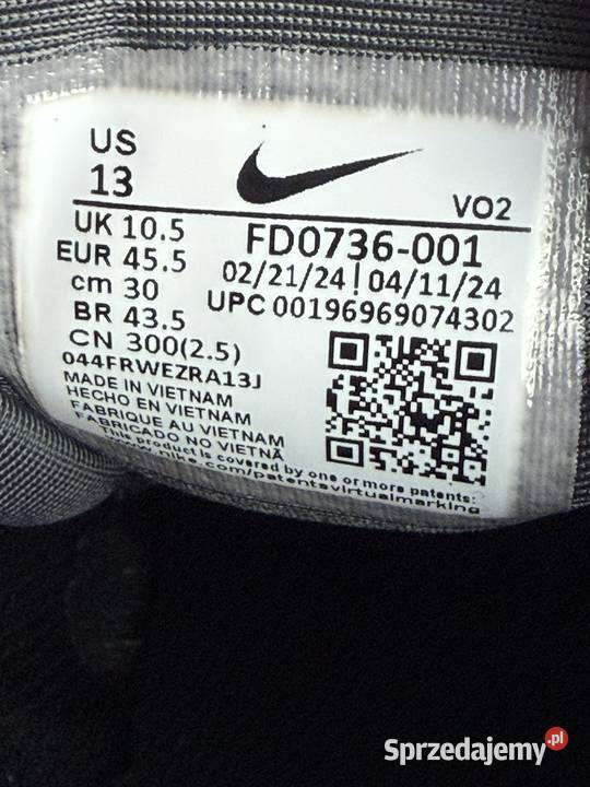 ButySneakersy Nike V2K Run FD0736001 mazowieckie Warszawa