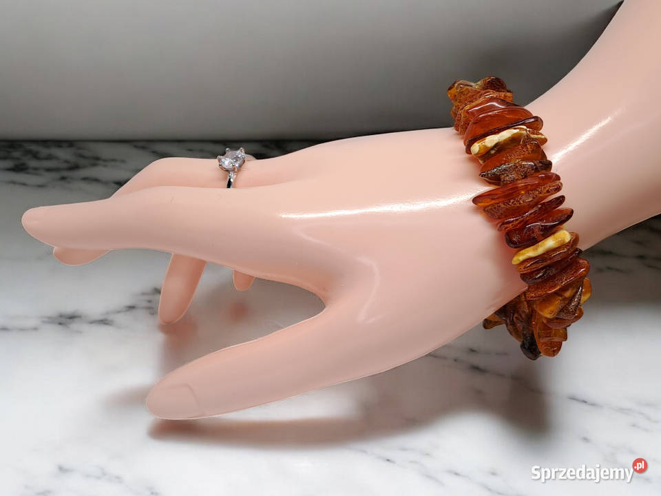 Bransoletka z bursztynu bursztyn bałtycki Warszawa