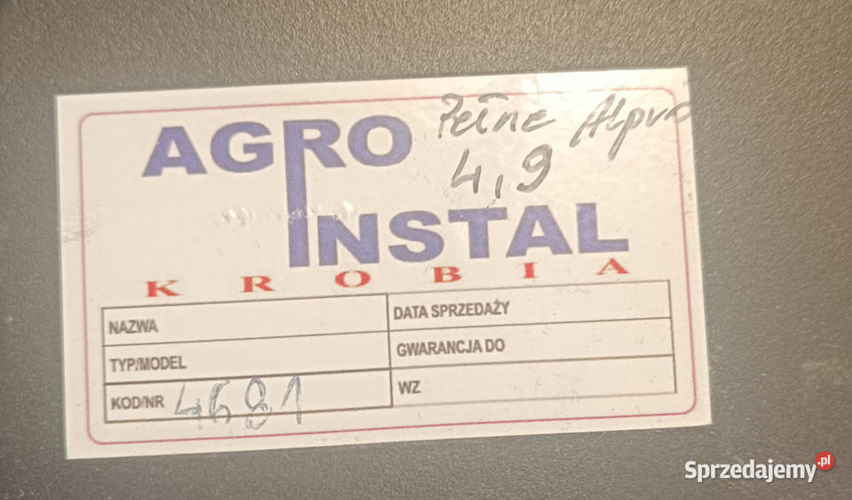 R Procesor Alpro ver 49 feed wielkopolskie Krobia
