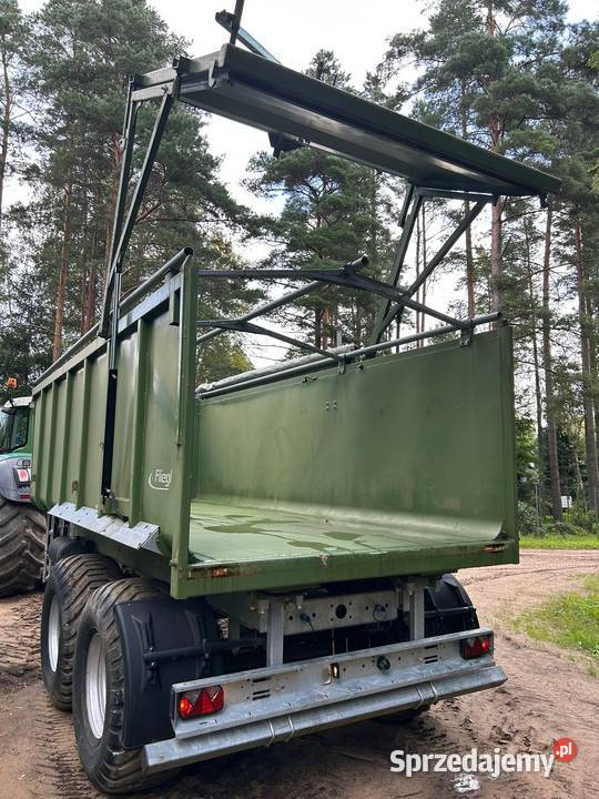 Przyczepa Fliegl TMK 200 NOWA skorupowa tandem nieuszkodzony