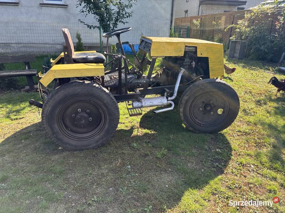 Mini traktorek własnej konstrukcji Silnik i Łódź