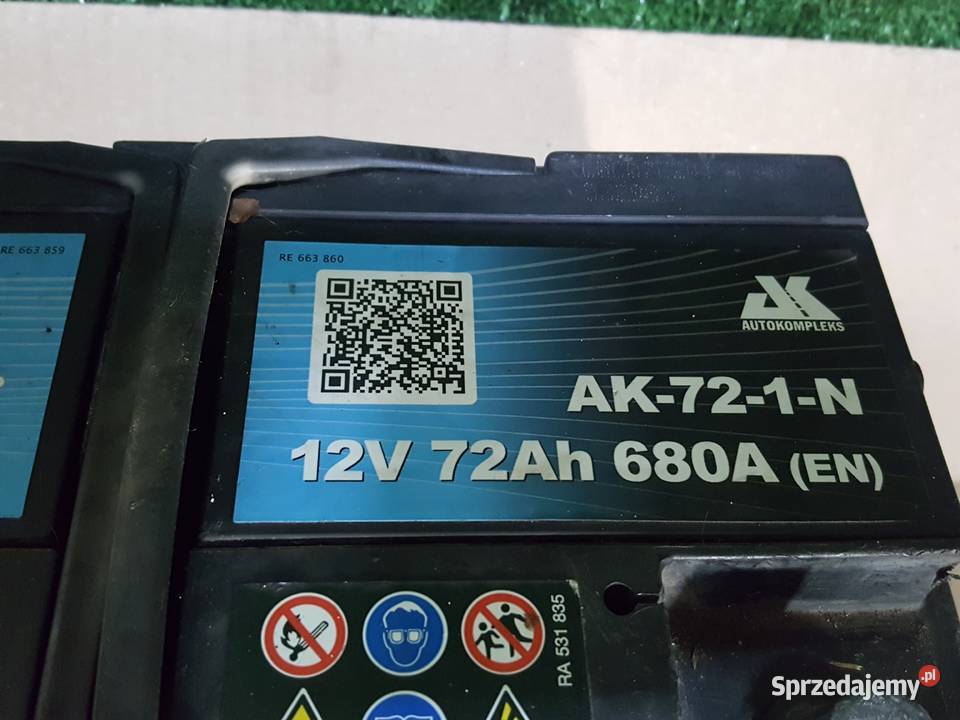 Akumulator Akcel 12V 72 Ah 680 A Gniewkowo