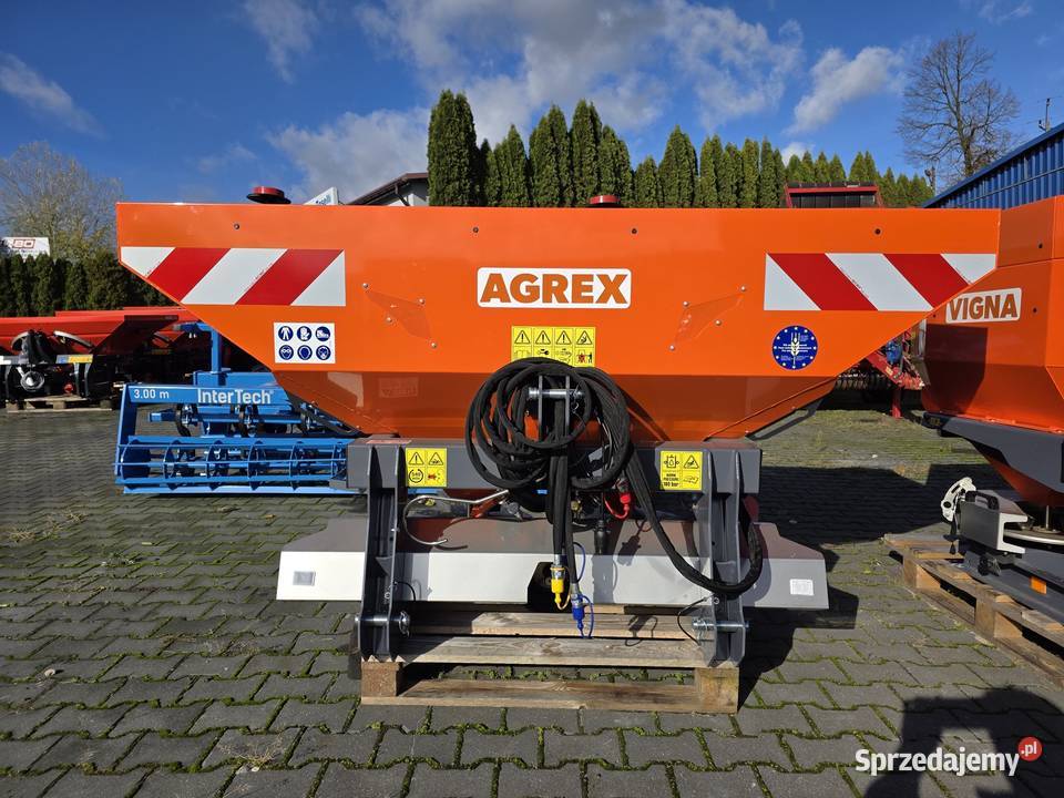 Rozsiewacz nawozów dwutarczowy Włoski AGREX Rawa Mazowiecka
