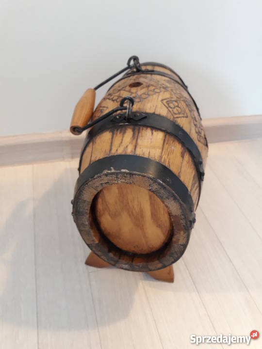 beczułka drewniana unikatowa ozdoba dekoracja Gdańsk