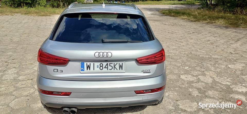 AUDI Q3 SLINE QUATTRO 2018 benzyna 20 litra 200 mazowieckie Warszawa