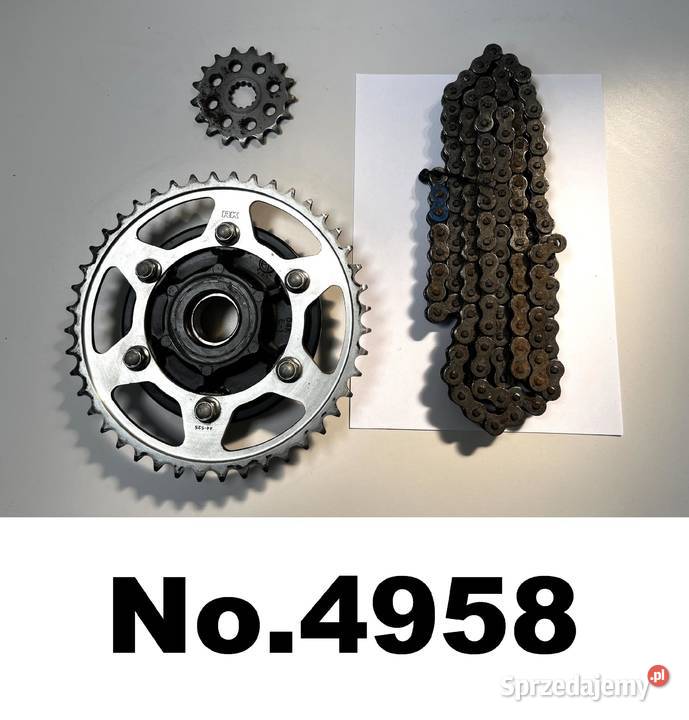SUZUKI GSXS 1000F 1619 Napęd kpl zębatki łańcuch Łobżenica