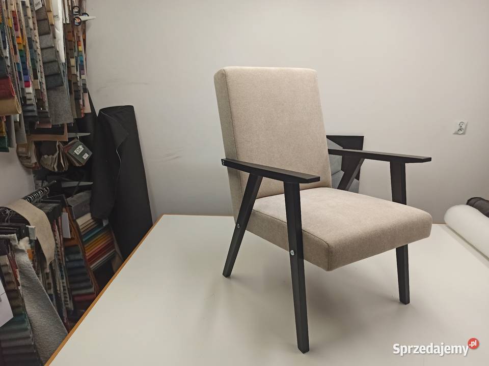 Fotel wypoczynkowy retro PRL vintage Radom