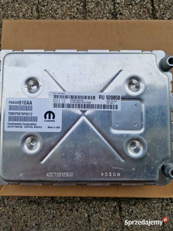 Sterownik silnika ECU A2C73312900 Chrysler Dodge sprzedam