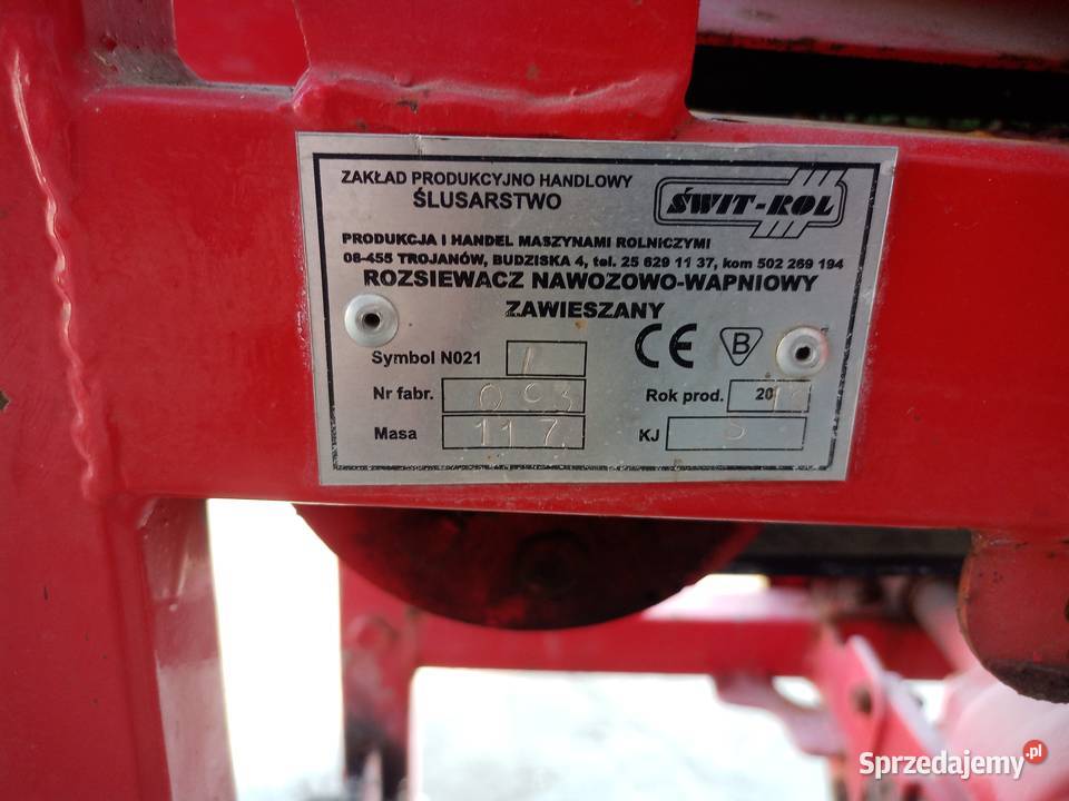 Rozsiewacz 400l kłos