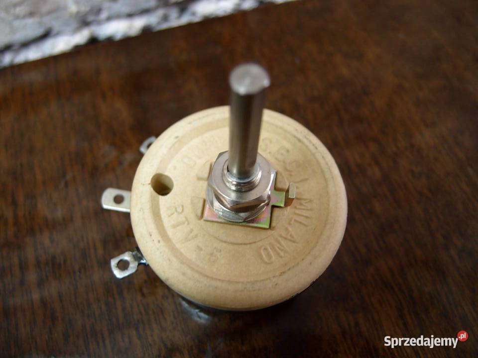Potencjometr drutowy dużej mocy 50W 1KO RTV5 łódzkie Łódź