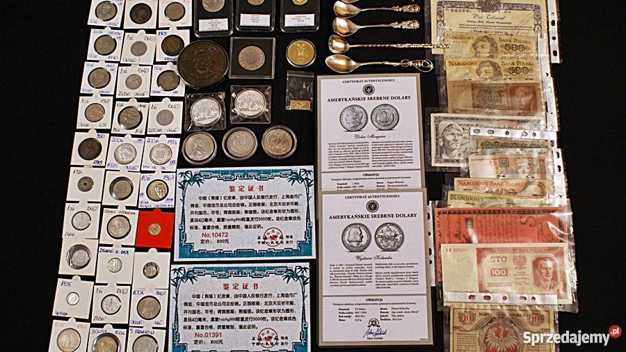 Kolekcja monet zbiór numizmatów kolekcjonera