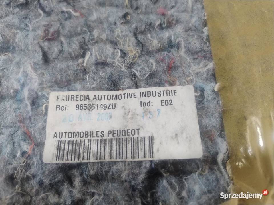 DYWAN WYKŁADZINA BAGAŻNIKA PEUGEOT 307 wielkopolskie