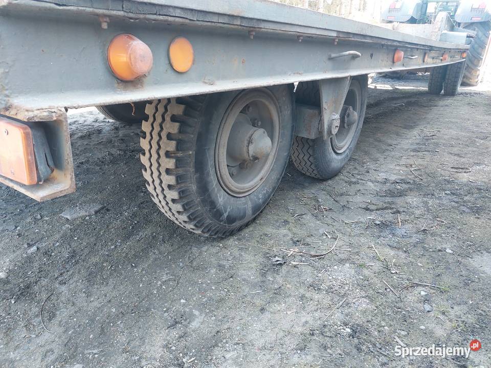 Przyczepa niskopodwoziowa POM Śrem Ełk sprzedam