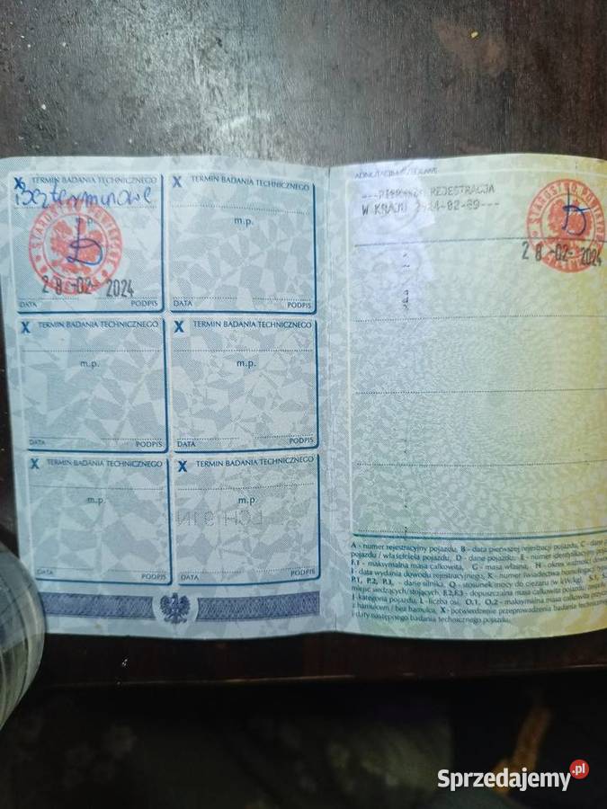 Przyczepka niemiecka zarejestrowana Do samochodów osobowych