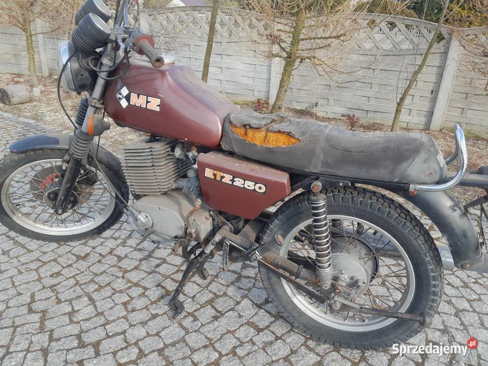 Etka mz etz 250 zabytek świętokrzyskie Mirzec