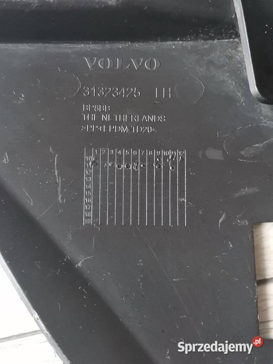 VOLVO S60 II V60 10 LEWY ŚLIZG ZDERZAKA PRZÓD Międzychód