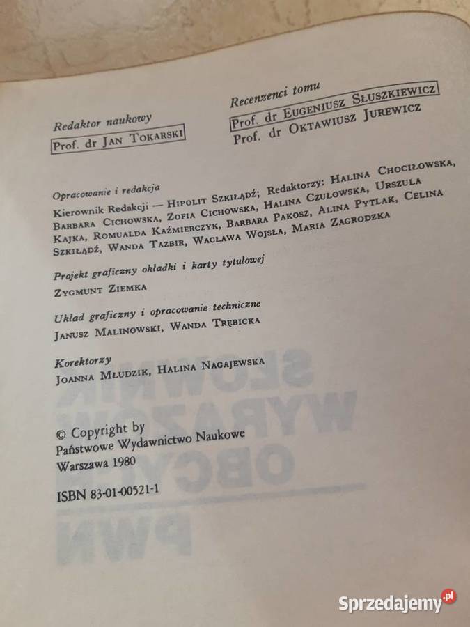 Słownik wyrazów obcych PWN 1980 Antykwariat śląskie Bielsko-Biała