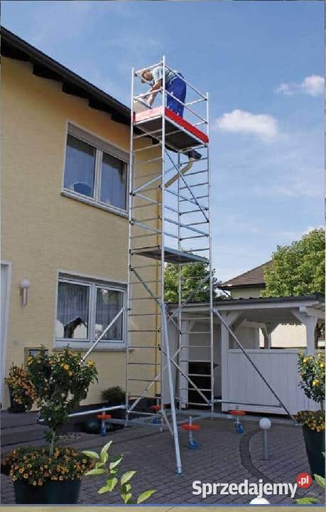 Wypożyczę DRABINA ALUMINIOWA 3x8 wynajmę mazowieckie Warszawa