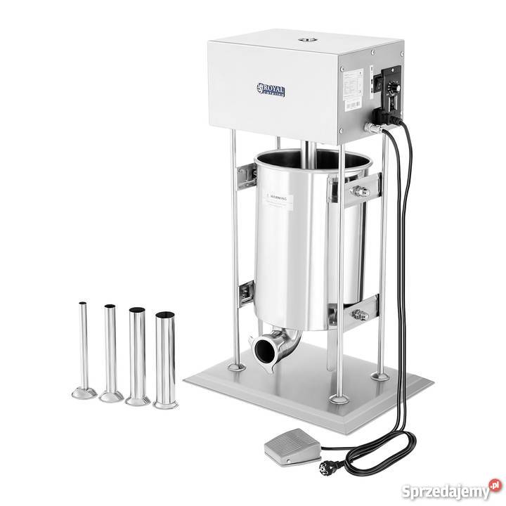 Elektryczna szpryca nadziewarka do kiełbas 10L 4