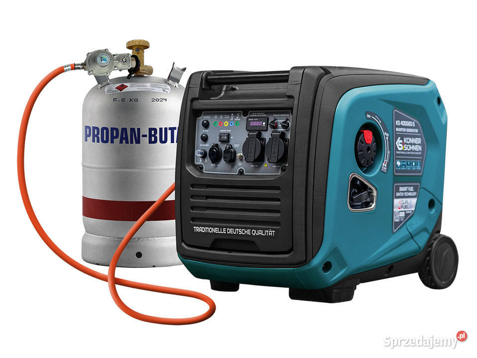 AGREGAT 3KW DAEWOO KONNER BENZYNA LPG AVR INV Ruda Śląska