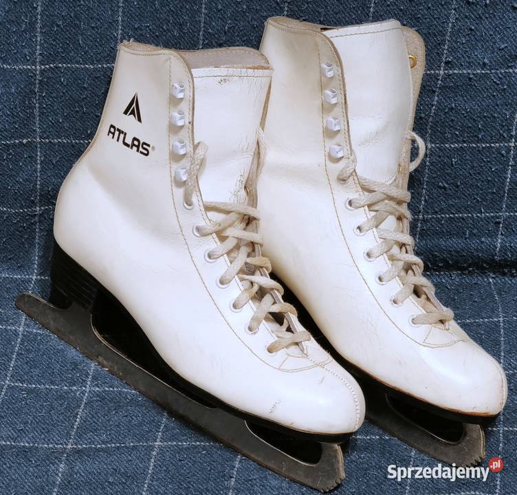 Łyżwy figurowe rozmiar 390 wkładki 245 Skóra Piotrków Trybunalski