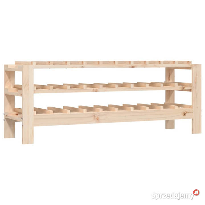 Stojak na wino 1095x30x42 lite drewno sosnowe Warszawa