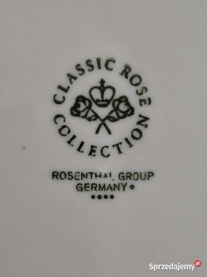 Rosenthal Maria Biała porcelanowy talerz głęboki Gdańsk