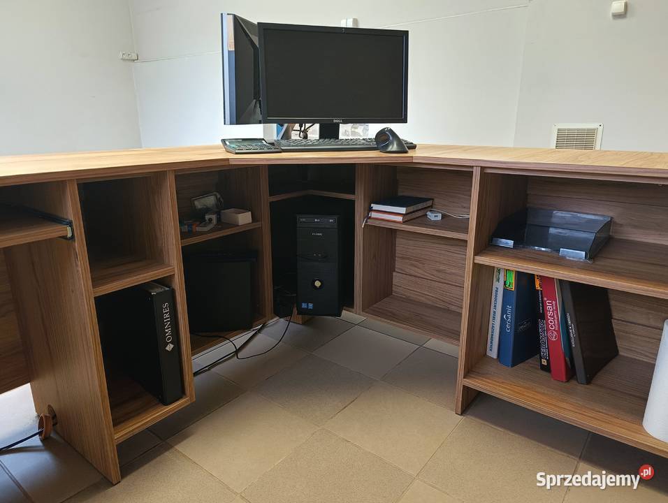 Meble biurowe biurko na 2 stanowiska szafa na małopolskie Chrzanów