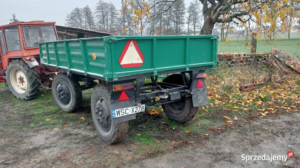 Przyczepa rolnicza sztywna zarejestrowana
