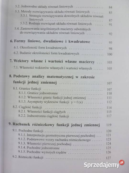 Elementy matematyki studentów ekonomii sprzedam
